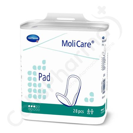 Molicare Pad 3 Gouttes - 28 protections anatomiques