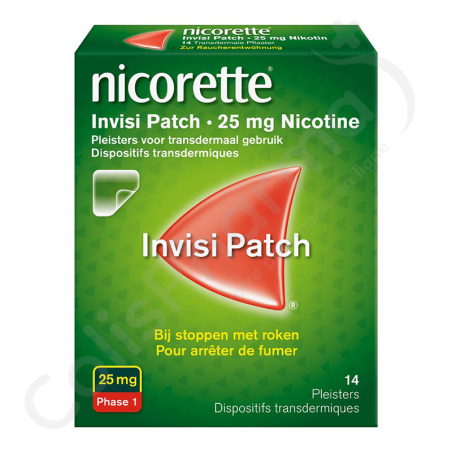 Nicorette Invisi Patch 25 mg -  14 patchs