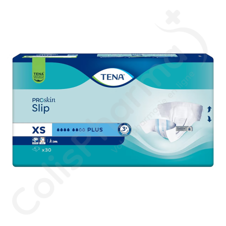 Tena Slip Plus Extra Small - 30 changes complets