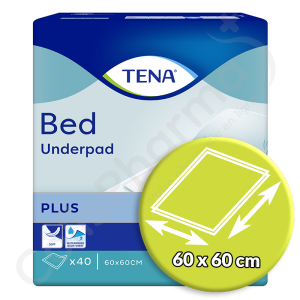 Tena Bed Plus 60 x 60 cm - 40 alèses