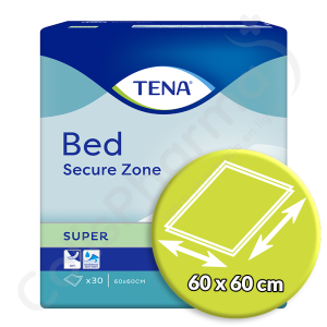 Tena Bed Super 60 x 60 cm - 30 alèses