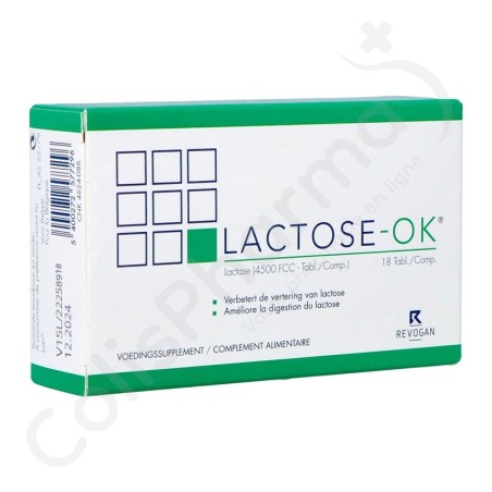 Lactose-OK 4500 FFC - 18 comprimés