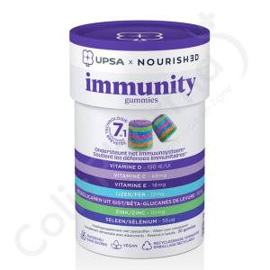 UPSA x Nourished Immunity Gummies - 30 gummies