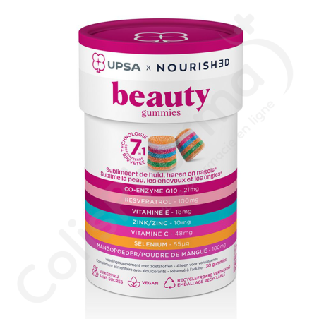 UPSA x Nourished Beauty Gummies - 30 gummies