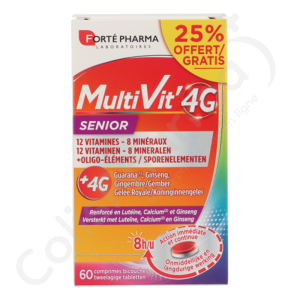 Forté Pharma MultiVit' 4G Senior - 60 comprimés