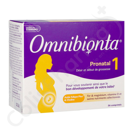 Omnibionta Pronatal 1 - 56 comprimés