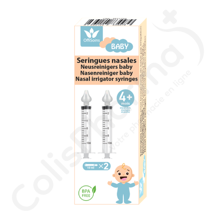 Offisoins Seringues Nasales Bébé - 2 x 10 ml