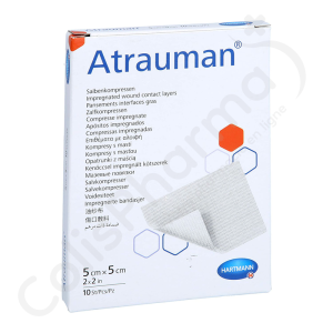 Atrauman 5 cm x 5 cm - 10 compresses grasses