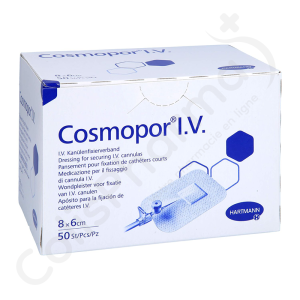 Cosmopor I.V. 6 x 8 cm - 50 fixatieverbanden