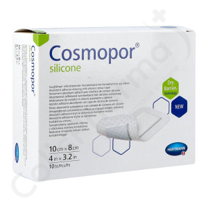 Cosmopor Silicone 8 x 10 cm - 10 steriele verbanden