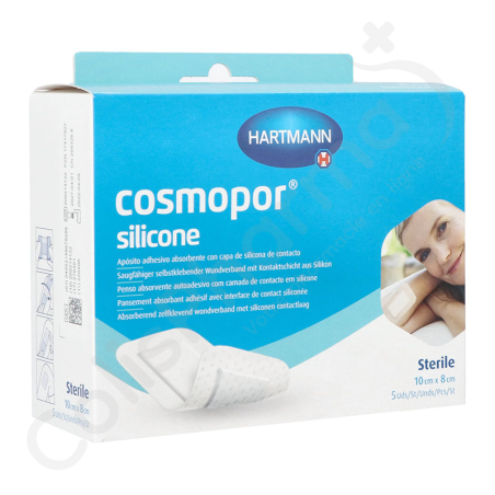 Cosmopor Silicone Selfcare 8 x 10 cm - 5 pansements stériles