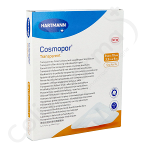 Cosmopor Transparent 9 x 10 cm - 5 pansements transparents