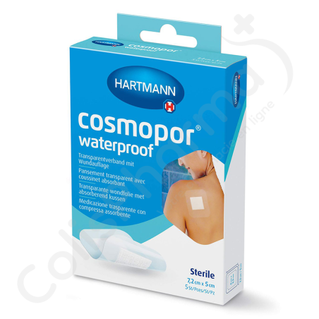 Cosmopor Waterproof 5 x 7,2 cm - 5 pansements imperméables