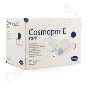 Cosmopor E 5 x 7,2 cm - 50 steriele verbanden