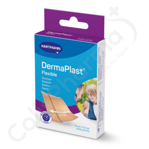 DermaPlast Flexible 6x10 cm - 10 verbanden