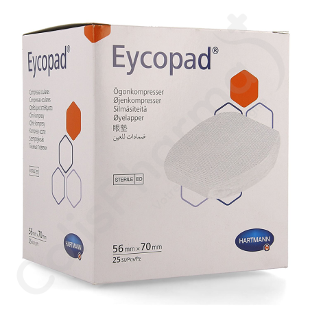 Eyecopad 56 x 70 mm - 25 compresses oculaires