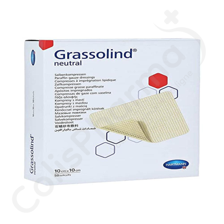 Grassolind 10 cm x 10 cm - 50 pansements