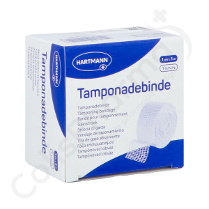 Tamponadebinde 1 cm x 5 m - 1 stuk