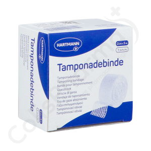 Tamponadebinde 2 cm x 5 m - 1 stuk