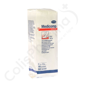 Medicomp 5 cm x 5 cm 6 Lagen Non-Steriel - 100 stuks