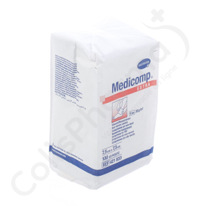 Medicomp 7,5 cm x 7,5 cm 6 Lagen Niet Steriel - 100 stuks