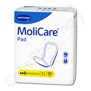 Molicare Pad 3 Gouttes - 28 protections anatomiques