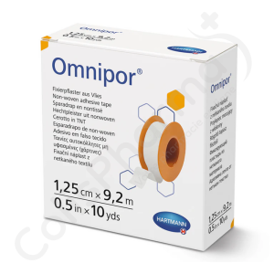 Omnipor 1,25 cm x 9,2 m - 1 stuk