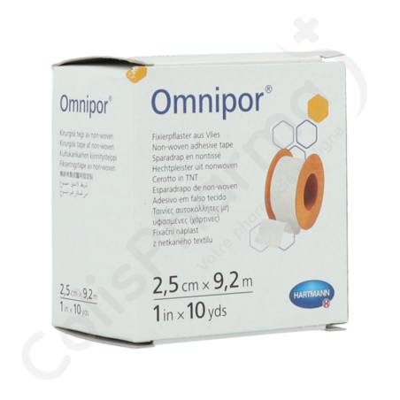 Omnipor 2,5 cm x 9,2 m - 1 stuk