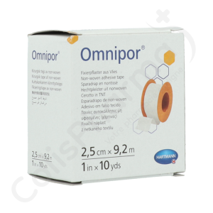 Omnipor 2,5 cm x 9,2 m - 1 pièce