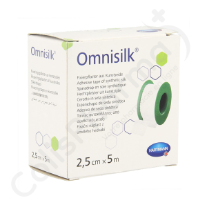 Omnisilk 2,5 cm x 5 m - 1 stuk