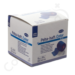 Peha-Haft Latex Free Blue 8 cm x 20 m - 1 pièce