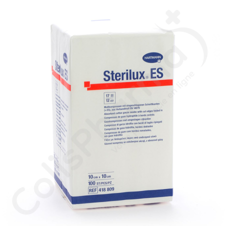 Sterilux ES 10 x 10 cm 12 Lagen Niet-Steriel - 100 stuks