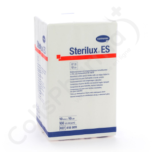 Sterilux ES 10 x 10 cm 12 Plis Non-Stérile - 100 pièces