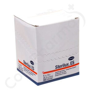 Sterilux ES 5 x 5 cm 8 Plis Stérile - 25 x 2 pièces