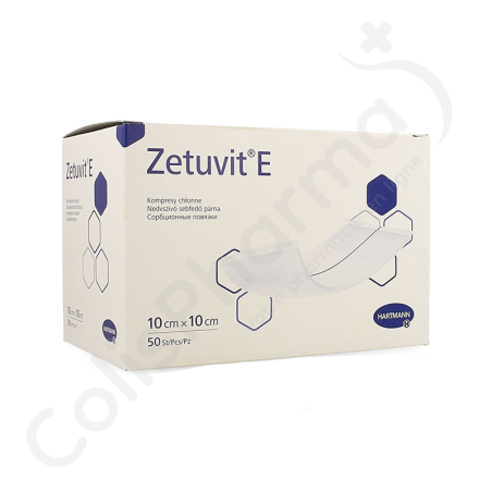 Zetuvit E 10x10 cm - 50 niet-steriele verbanden