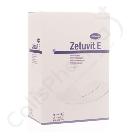 Zetuvit E 15x20 cm - 25 steriele verbanden