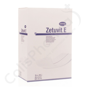 Zetuvit E 15x20 cm - 25 pansements stériles